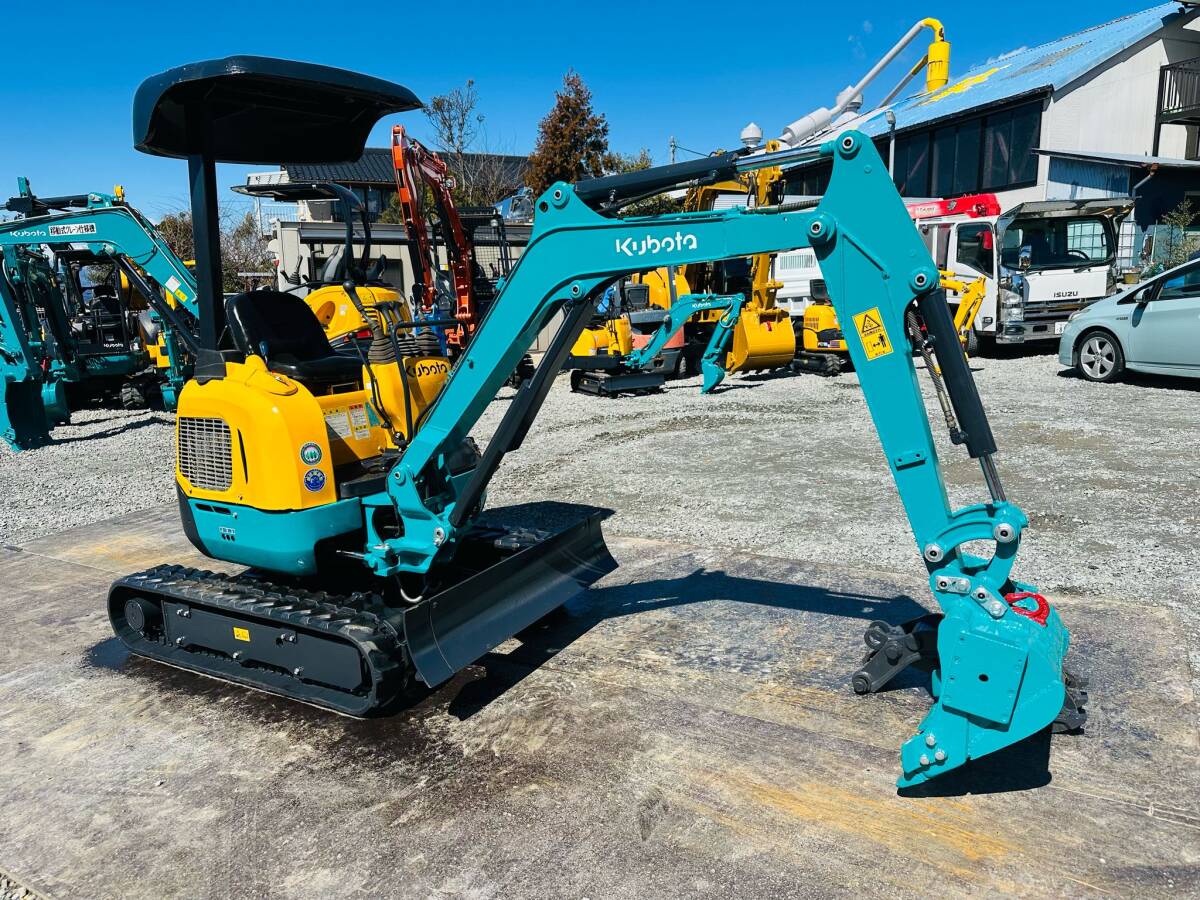  Kubota U-15-1 скоростей *1.5T Class * заменяемый ножек * образец OK* зажим имеется * б/у Mini гидравлический экскаватор Mini Yumbo покупка в обмен на старую модель с доплатой OK