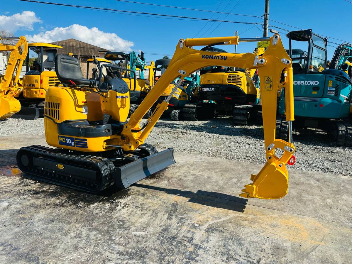  Komatsu PC10MR-2 скоростей *1T Class * образец OK* новый товар зажим имеется * б/у Mini гидравлический экскаватор Mini Yumbo покупка в обмен на старую модель с доплатой OK