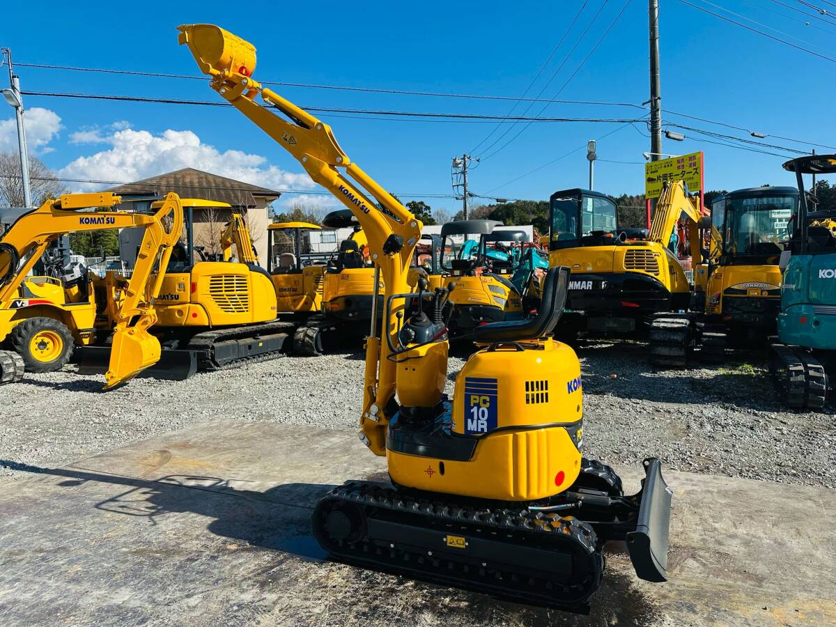  Komatsu PC10MR-2 скоростей *1T Class * образец OK* новый товар зажим имеется * б/у Mini гидравлический экскаватор Mini Yumbo покупка в обмен на старую модель с доплатой OK