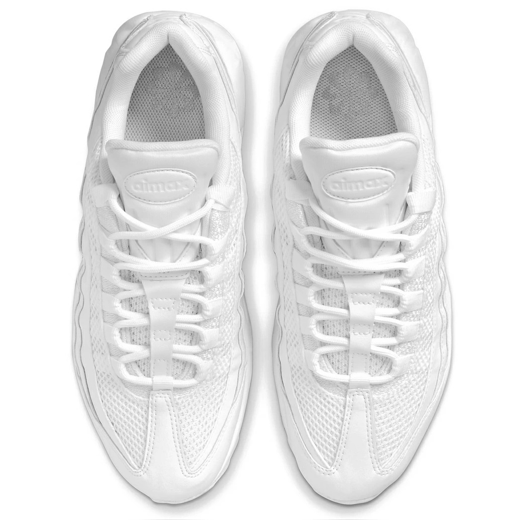 ■ナイキ ウィメンズ エア マックス 95 ホワイト/ホワイト/メタリックシルバー 新品 23.5cm US6.5 NIKE W AIR MAX 95 DH8015-100