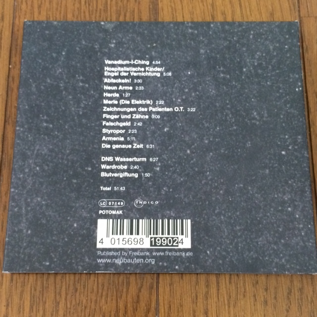 [ Einsturzende Neubauten / Zeichnungen des Patienten O.T. ] CD 送料無料