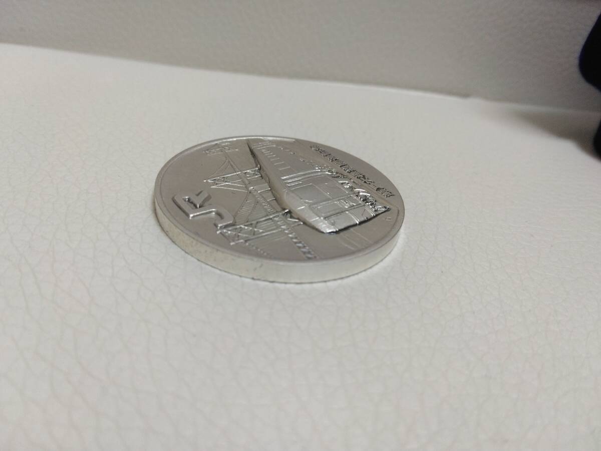 純銀 メダル 瀬戸大橋開通記念 重量:約23.1g 純銀製 純銀 メダル 瀬戸大橋開通記念 重量:約23.1g 純銀製