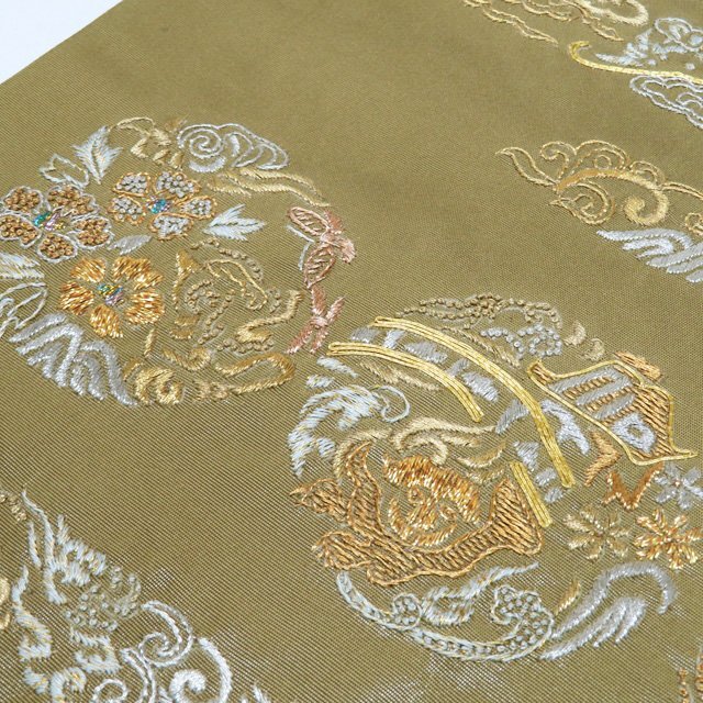 ☆きもの北條☆ 相良刺繍 蘇州刺繍 中国刺繍 六通 金銀糸 仕立て ☆きもの北條☆ 相良刺繍 蘇州刺繍 中国刺繍 六通 金銀糸 仕立て