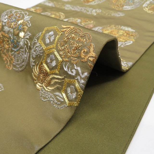 ☆きもの北條☆ 相良刺繍 蘇州刺繍 中国刺繍 六通 金銀糸 仕立て ☆きもの北條☆ 相良刺繍 蘇州刺繍 中国刺繍 六通 金銀糸 仕立て