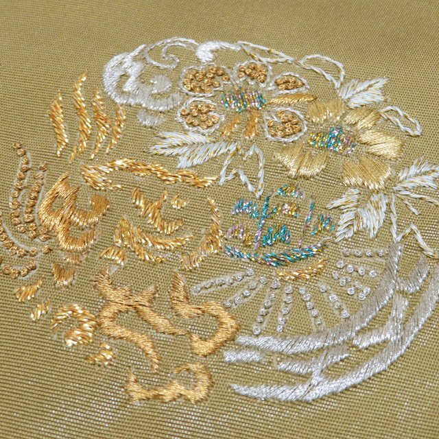 ☆きもの北條☆ 相良刺繍 蘇州刺繍 中国刺繍 六通 金銀糸 仕立て ☆きもの北條☆ 相良刺繍 蘇州刺繍 中国刺繍 六通 金銀糸 仕立て