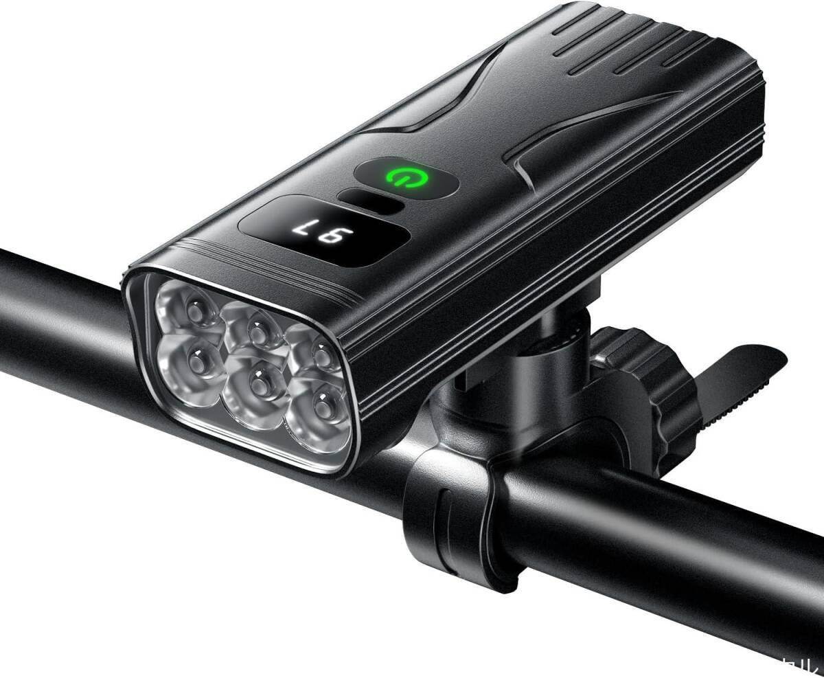 自転車 ライト 5600mAh 大容量  usb 充電式 自転車ヘッドライト 1000ルーメン