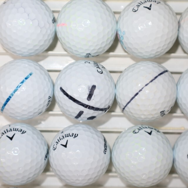 25個 2021年モデル Callaway SUPER SOFT Bランク キャロウェイ スーパーソフト 中古 ロストボール 送料無料