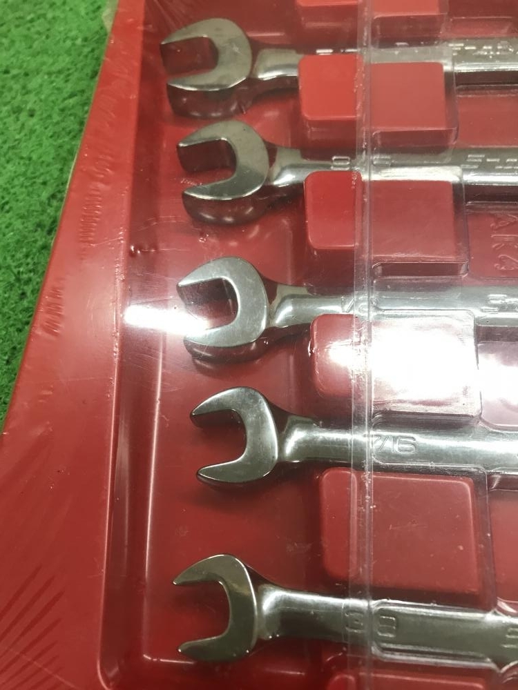 012◆未使用品◆Snap-on スナップオン オープンエンドフレアナットレンチ5本 RXS605B