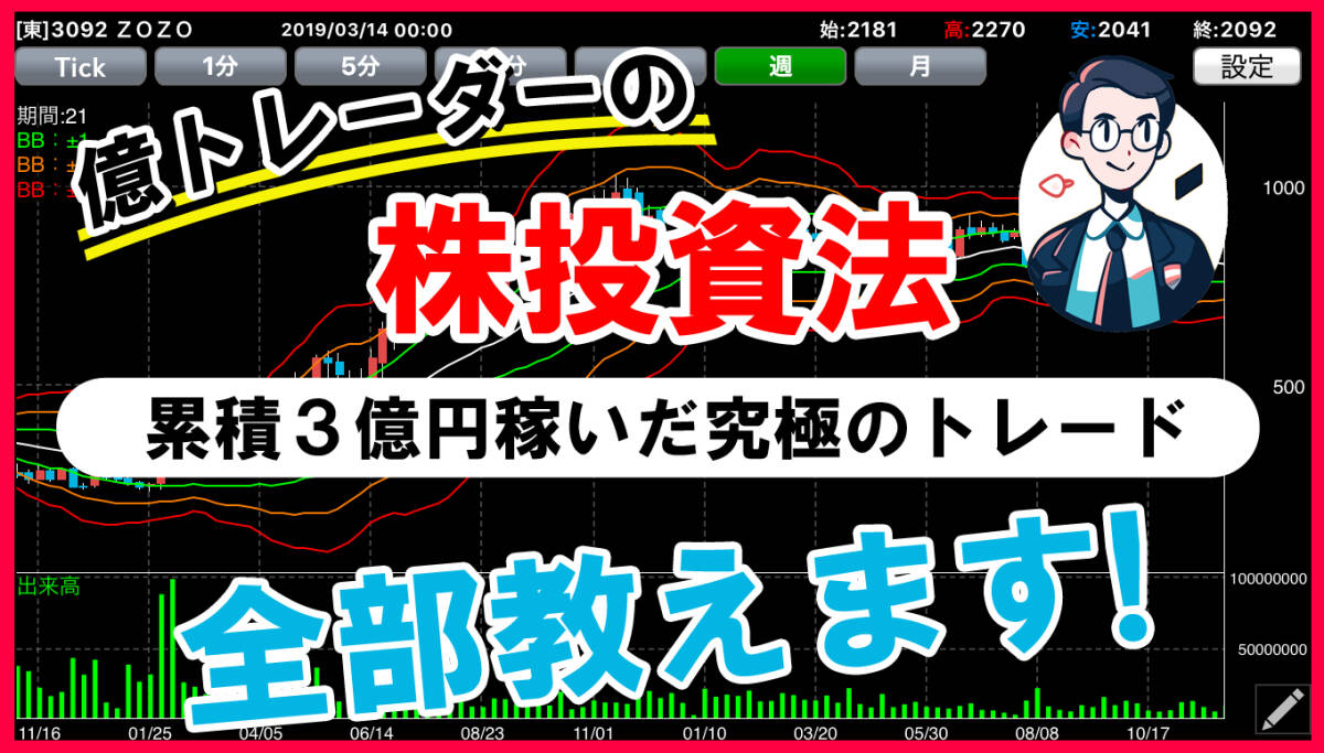【億トレーダーの株投資法】 累積3億！究極の投資法 トレード手法 必勝法 株式投資 トレーダー / FXやバイナリーオプションより株投資_画像1