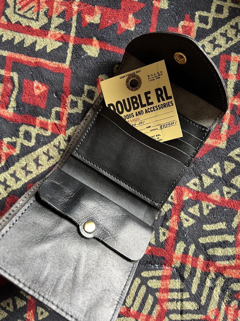 美品】RRL ダブルアールエル 二つ折り レザー 財布