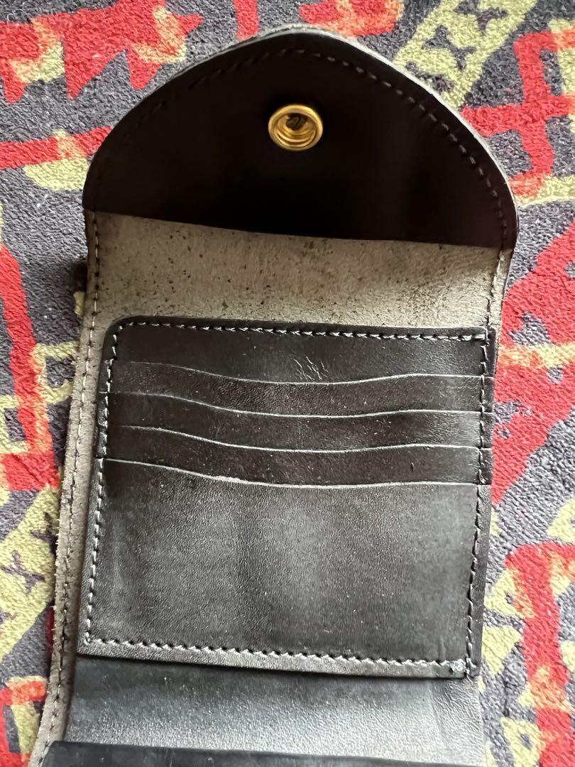 魅力的な 美品】RRL ダブルアールエル 財布 レザー 二つ折り 小物