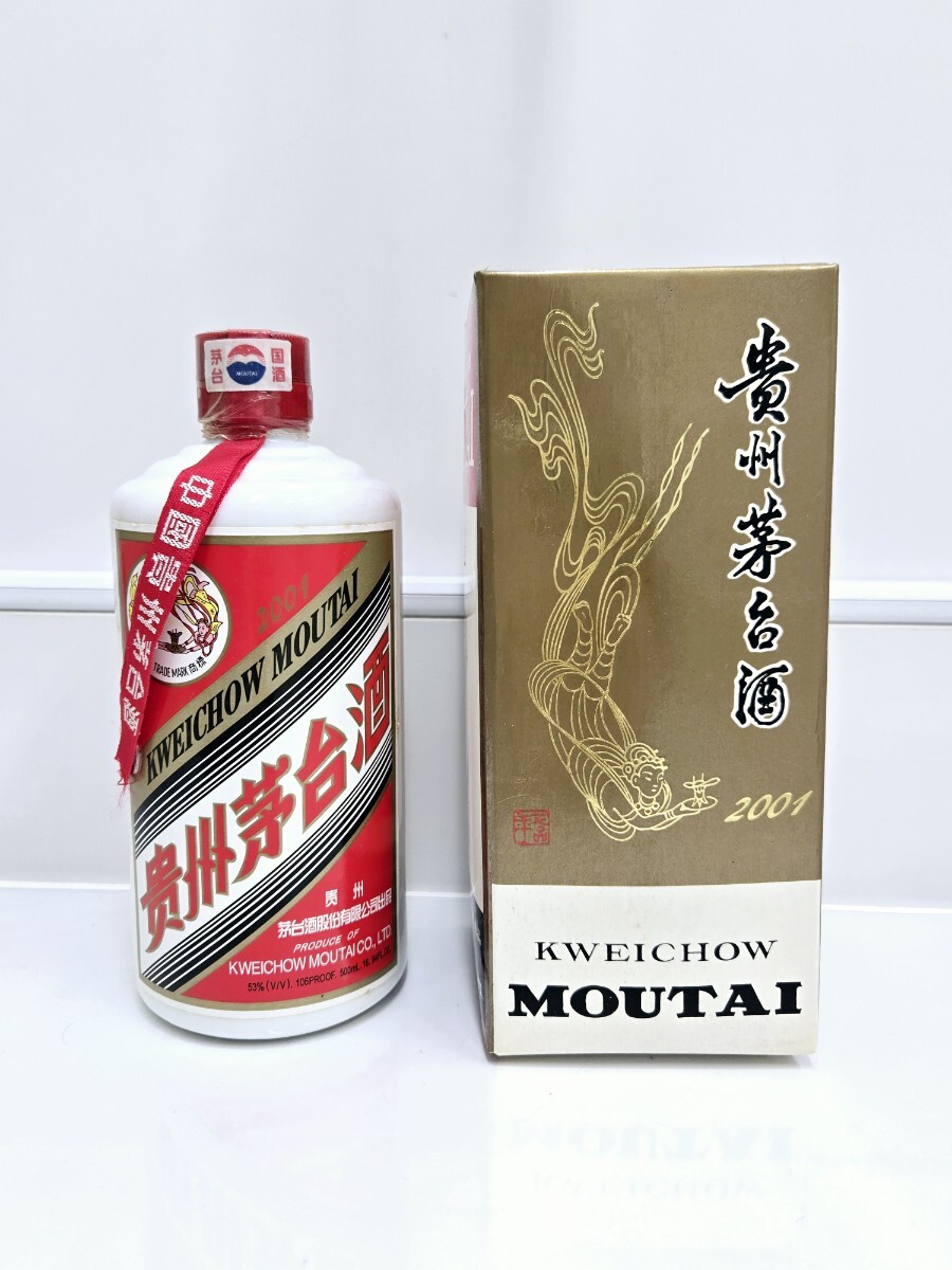 k【未使用 1円スタート】 貴州茅台酒 マオタイ酒 天女ラベル k【未使用 1円スタート】 貴州茅台酒 マオタイ酒 天女ラベル
