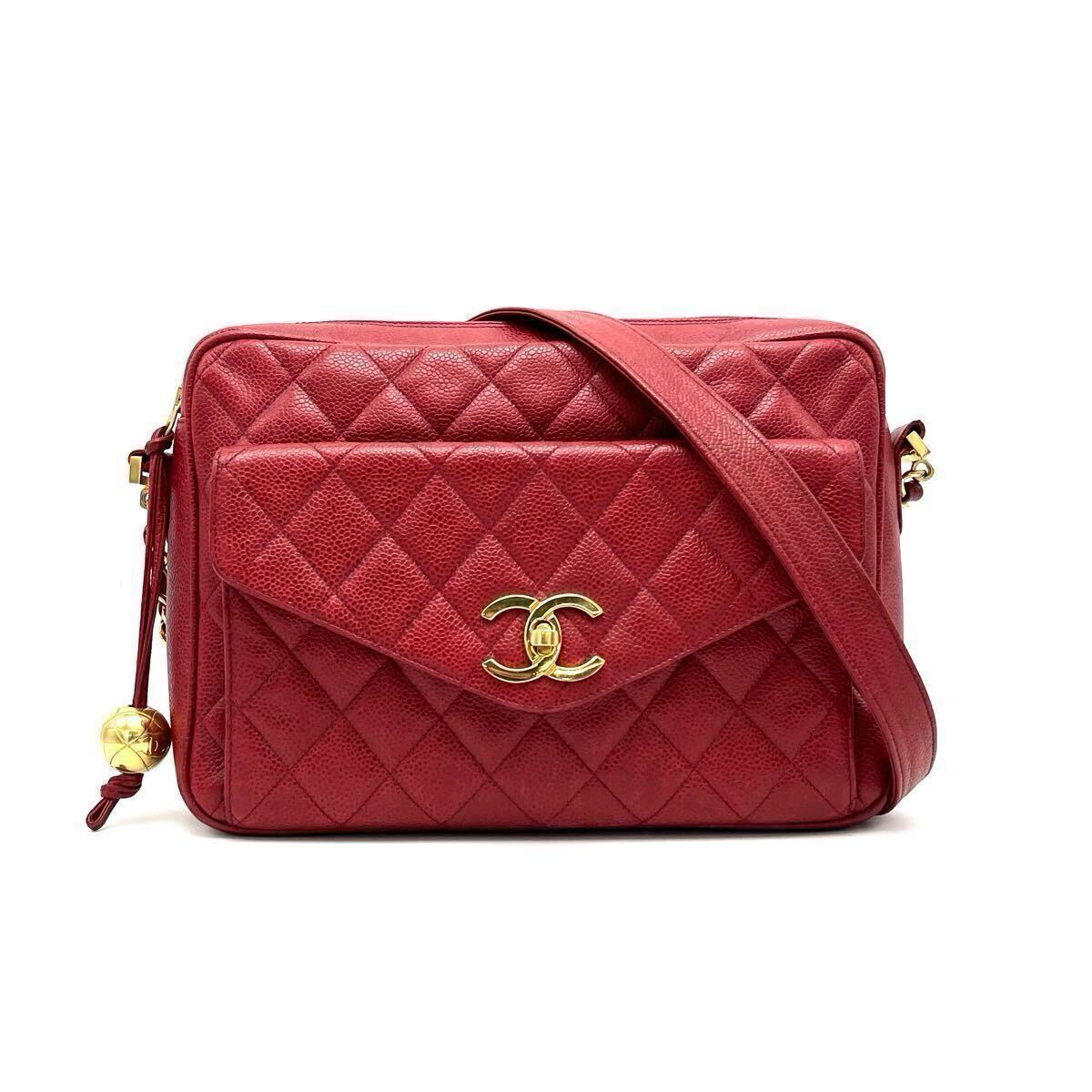 1円 良品 CHANEL シャネル マトラッセ ボールチャーム ターン