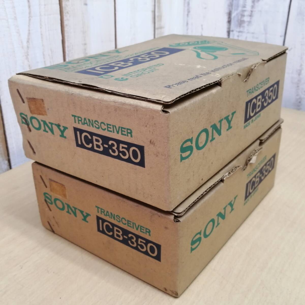 〇25031501 昭和レトロ SONY ICB-350 2台セット トランシーバー 〇25031501 昭和レトロ SONY ICB-350 2台セット トランシーバー