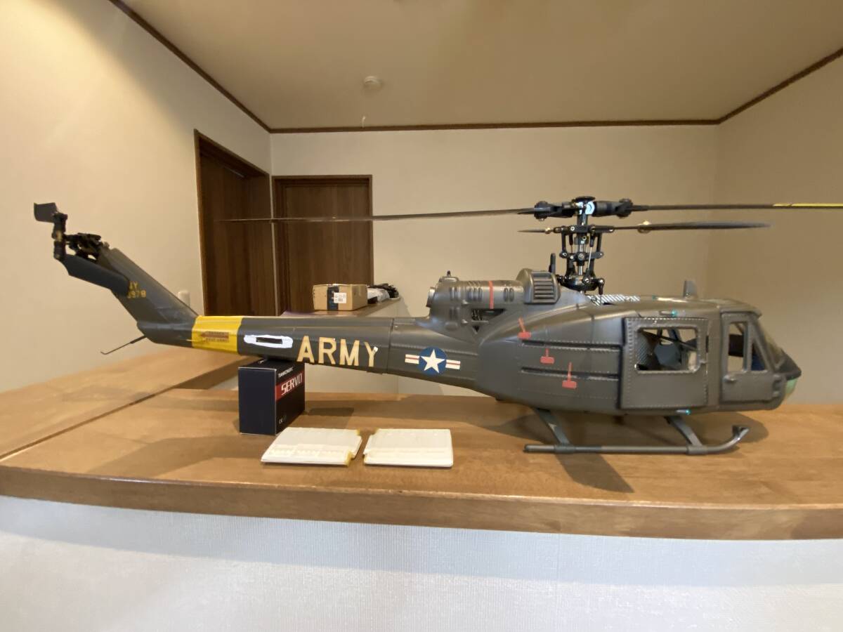 電動450クラス イロコイスUH-1 メカ付き 飛行実績はホバリング 電動450クラス イロコイスUH-1 メカ付き 飛行実績はホバリング