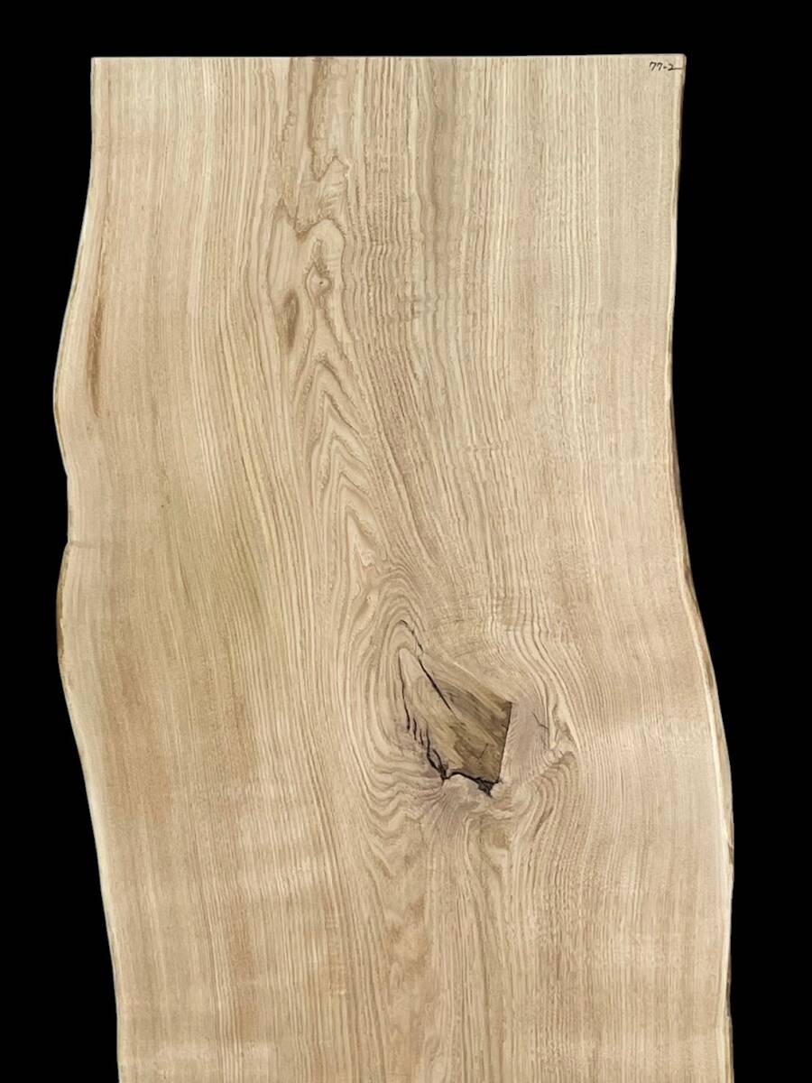 栗 Y77-2 一枚板 乾燥材 棚板 カウンター テーブル DIY 耳付 天 栗 Y77-2 一枚板 乾燥材 棚板 カウンター テーブル DIY 耳付 天