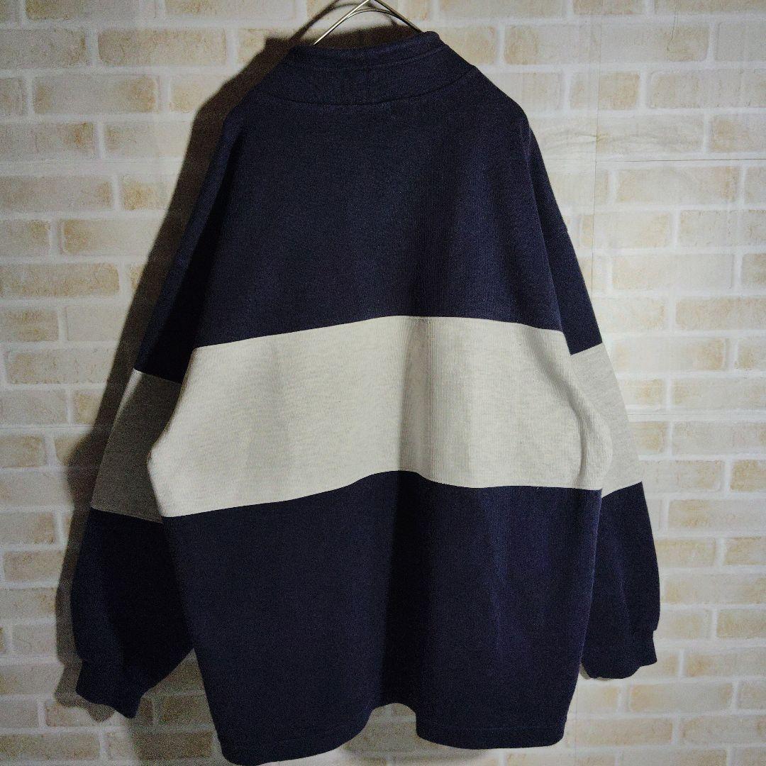 フレッドペリー 90s スウェット トレーナー モックネック 白