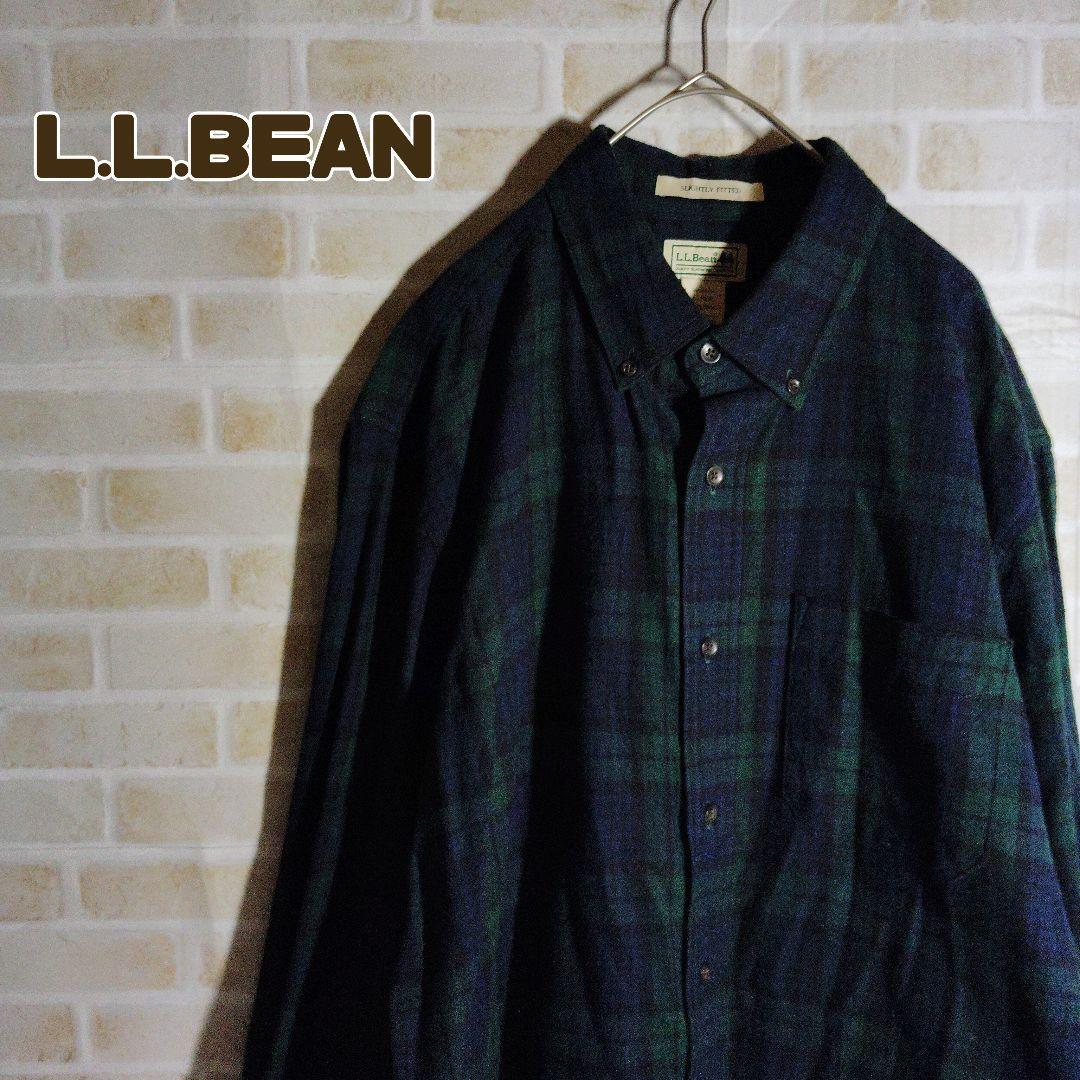 L.L.BEAN рубашка длинный рукав BD рубашка черный часы 