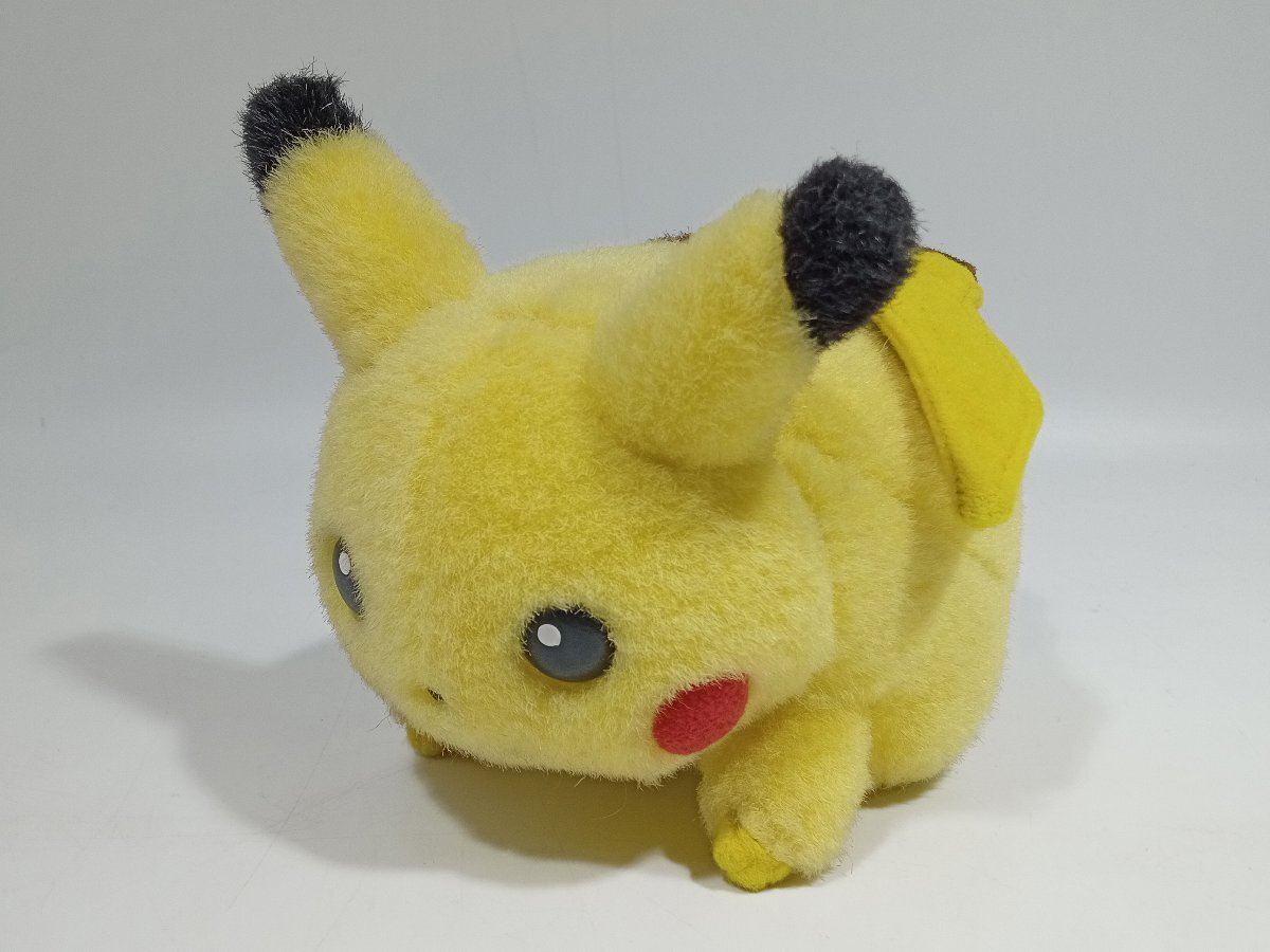 タグに記名あり】 ピカチュウ ぬいぐるみ 初期 TOMY お腹を押す タグに記名あり】 ピカチュウ ぬいぐるみ 初期 TOMY お腹を押す