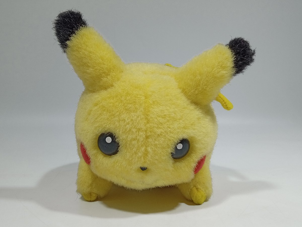 タグに記名あり】 ピカチュウ ぬいぐるみ 初期 TOMY お腹を押す タグに記名あり】 ピカチュウ ぬいぐるみ 初期 TOMY お腹を押す