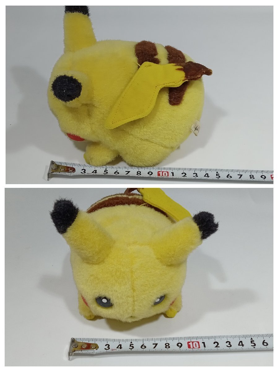 タグに記名あり】 ピカチュウ ぬいぐるみ 初期 TOMY お腹を押す タグに記名あり】 ピカチュウ ぬいぐるみ 初期 TOMY お腹を押す