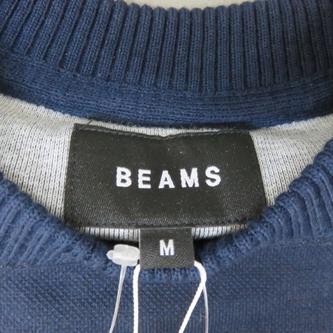 Y511★BEAMS　カノコ　Tシャツカットソー　M　ネイビー　未使用 3/18★A