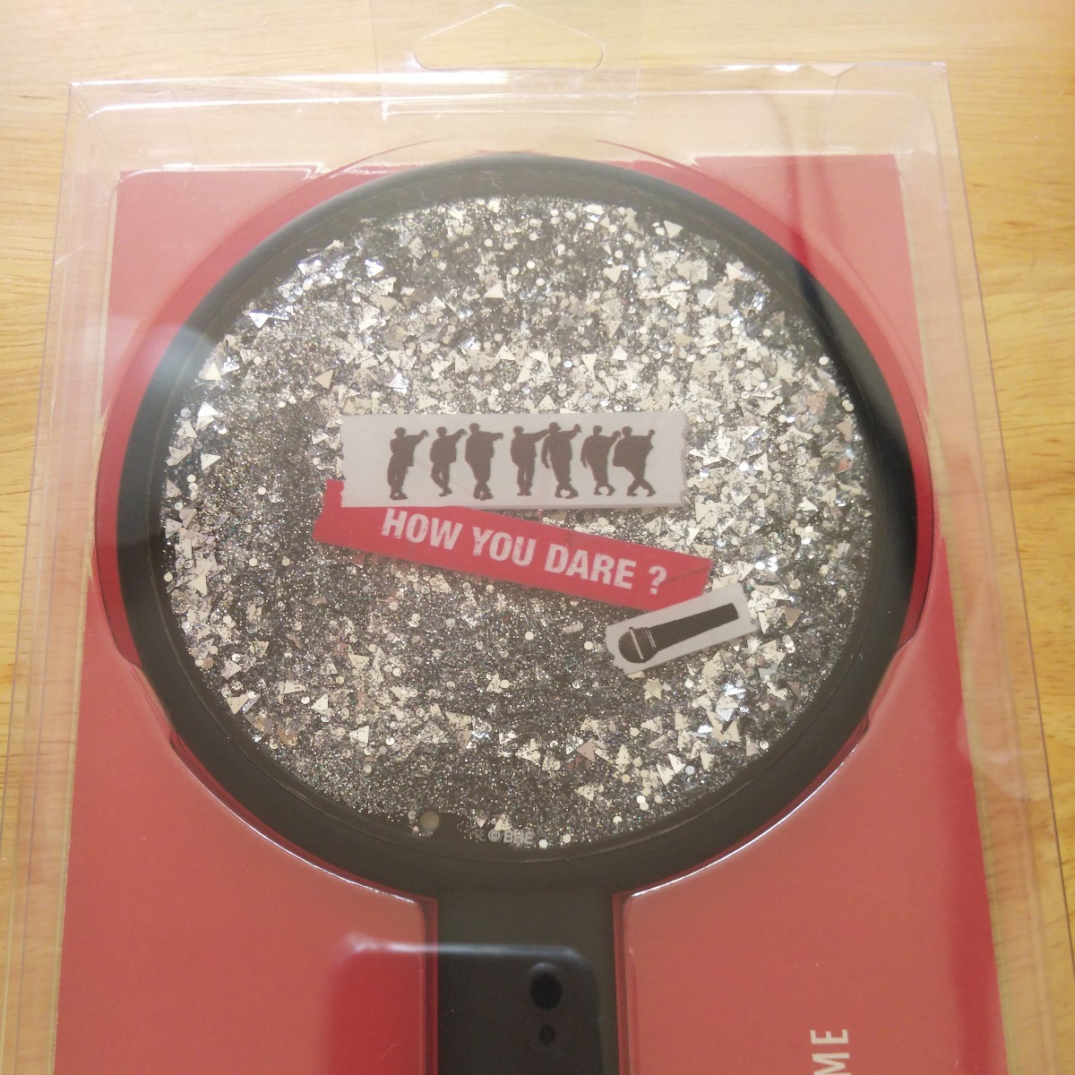 BTS MIC Drop THEME GLITTER MIRROR ハンドミラー 流れるラメ