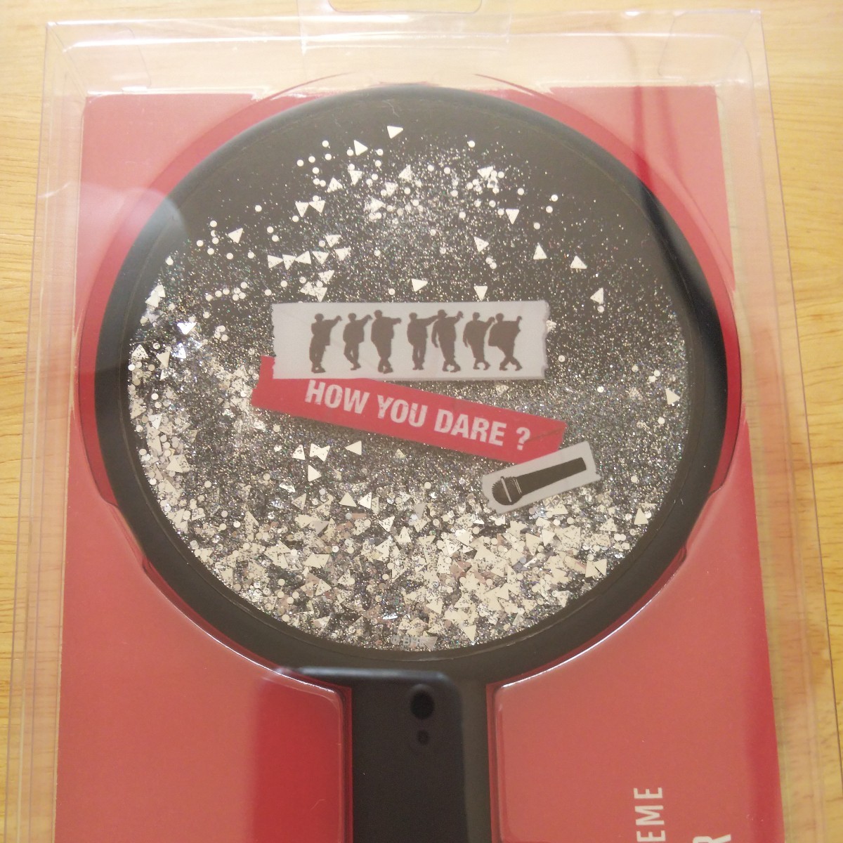 BTS MIC Drop THEME GLITTER MIRROR ハンドミラー 流れるラメ