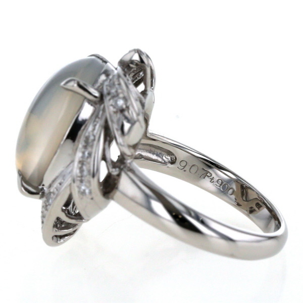 Pt900 プラチナ リング シリマナイトキャッツアイ 9.07ct Pt900 プラチナ リング シリマナイトキャッツアイ 9.07ct
