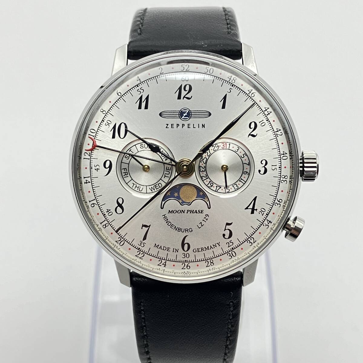 ツェッペリン 腕時計 ZEPPELIN LZ129 ヒンデンブルグ Hindenburg 40mm 7036M-1　ドイツ製 クォーツ メンズ 時計 クロノグラフ
