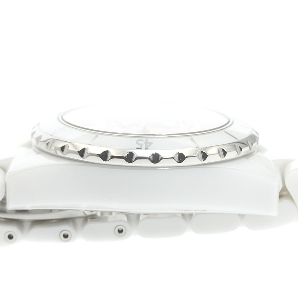シャネル CHANEL H2009 J12 白セラミック 9Pダイヤ 自動巻き メンズ 保証書付き_874491