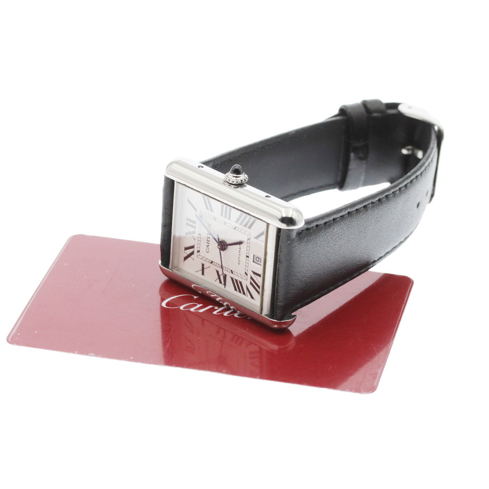 カルティエ CARTIER WSTA0040 タンクマスト XL デイト 自動巻き メンズ 良品 保証書付き_869219_画像2