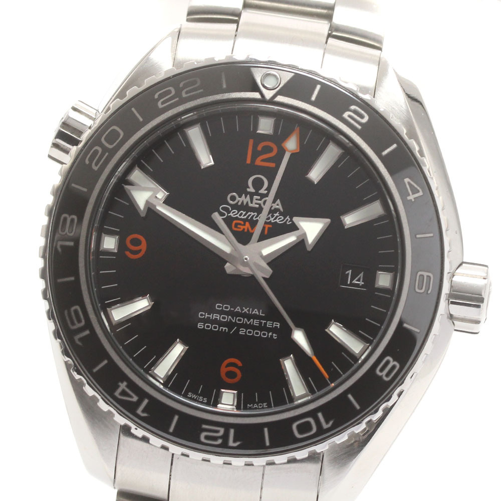 オメガ OMEGA 232.30.44.22.01.002 シーマスター プラネットオーシャン GMT 自動(dòng)巻き メンズ 良品 _869040