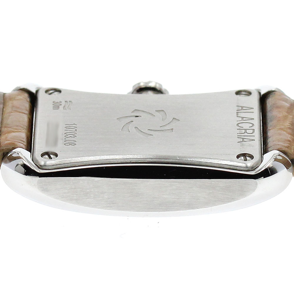 カール F.ブヘラ CARL F.BUCHERER 10703.08 アラクリア ダイヤベゼル クォーツ レディース 良品 保証書付き_871815