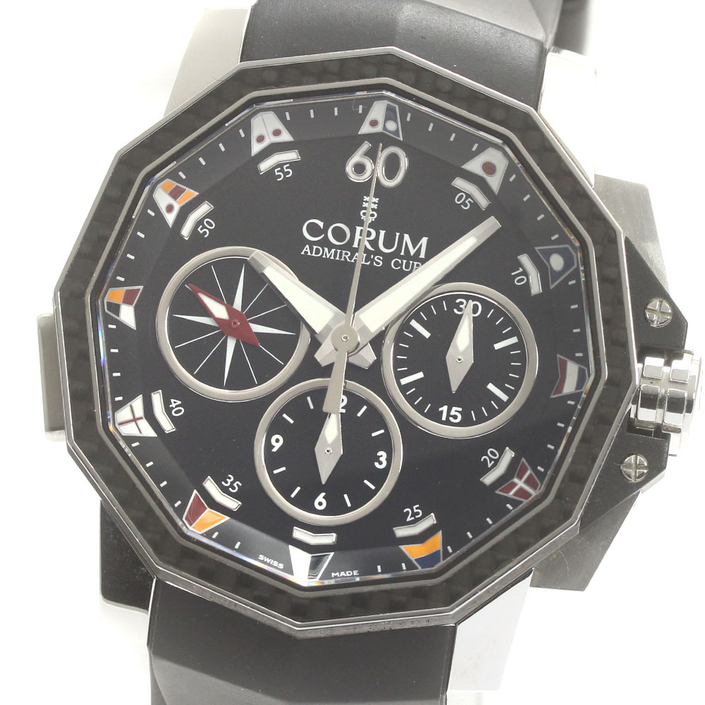  Corum CORUM 986.691.11 Admiral z cup "Challenge" 44 Date самозаводящиеся часы мужской _875211