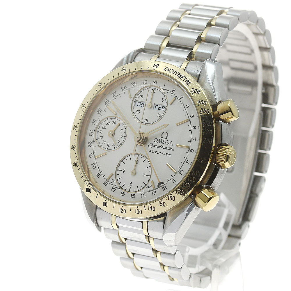  Omega OMEGA 3321.30 Speedmaster Triple календарь хронограф самозаводящиеся часы мужской _872918