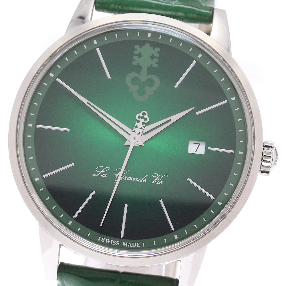  Corum CORUM Z082/03591la* gran * vi Date Cal.CO 082 самозаводящиеся часы мужской _871724