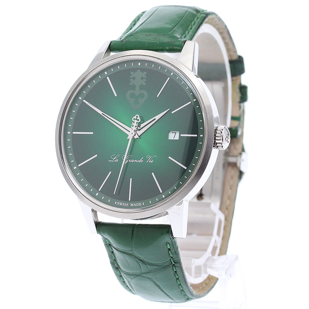  Corum CORUM Z082/03591la* gran * vi Date Cal.CO 082 самозаводящиеся часы мужской _871724