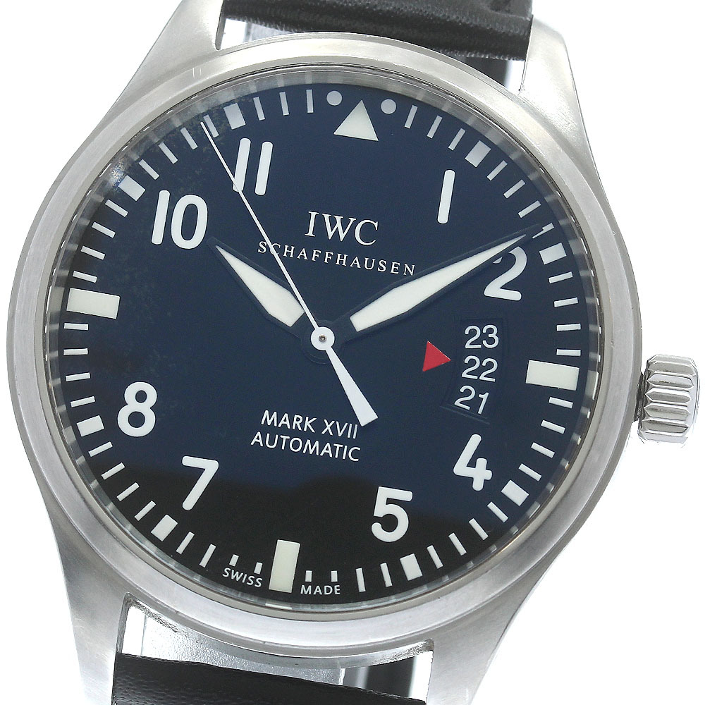 IWC IWC SCHAFFHAUSEN IW326501 パイロットウォッチ マークXVII デイト 自動巻き メンズ 保証書付き_869322