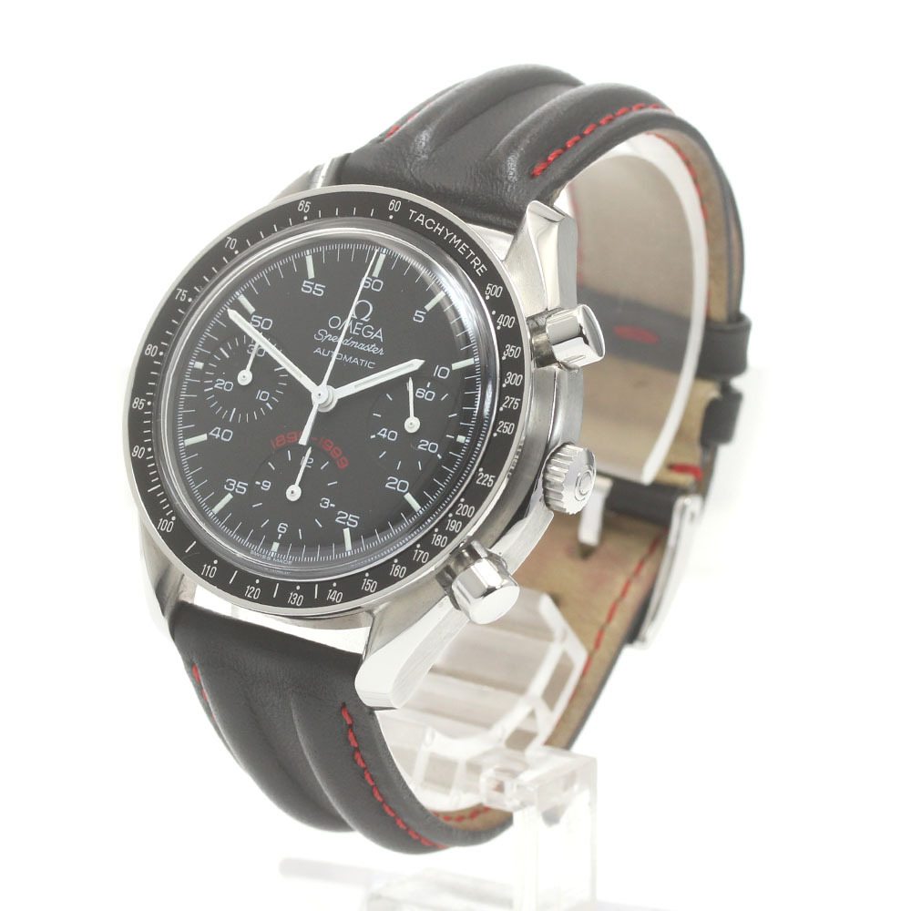  Omega OMEGA 3810.51.41 Speedmaster AC MILAN..100 anniversary commemoration самозаводящиеся часы мужской с гарантией ._874774