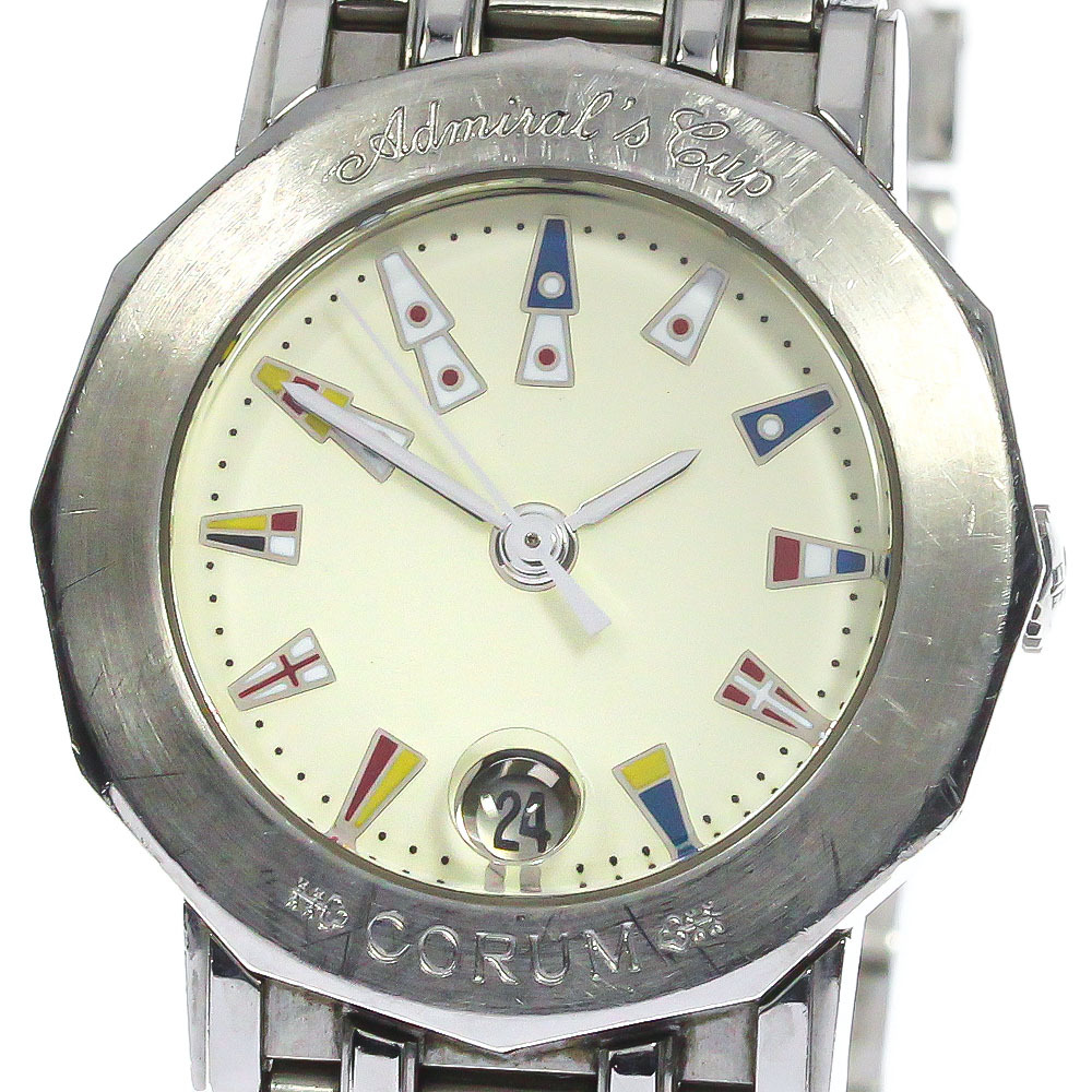 !_ Corum CORUM 39.130.20.V585 Admiral z cup Date кварц женский _776640[ev20]