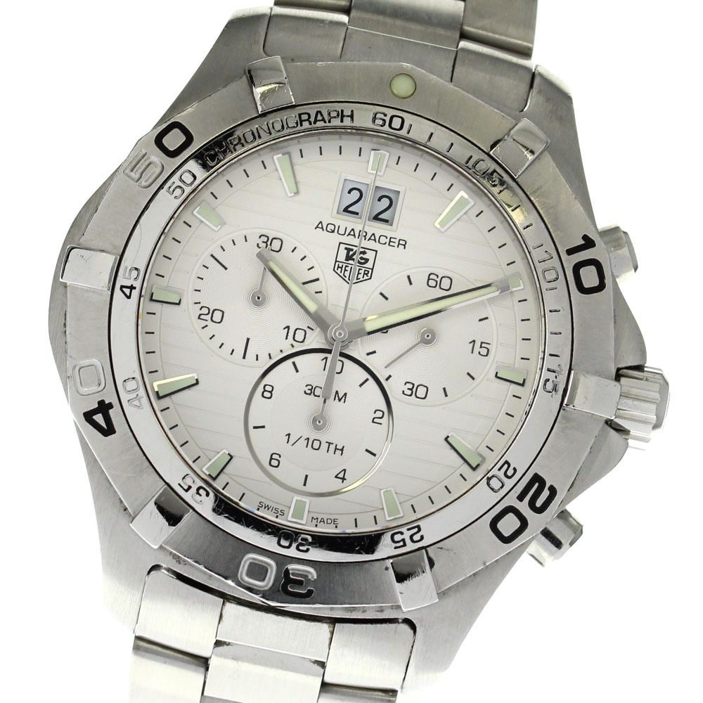 タグホイヤー TAG HEUER CAF101F アクアレーサー クロノグラフ デイト クォーツ メンズ _802164_画像1