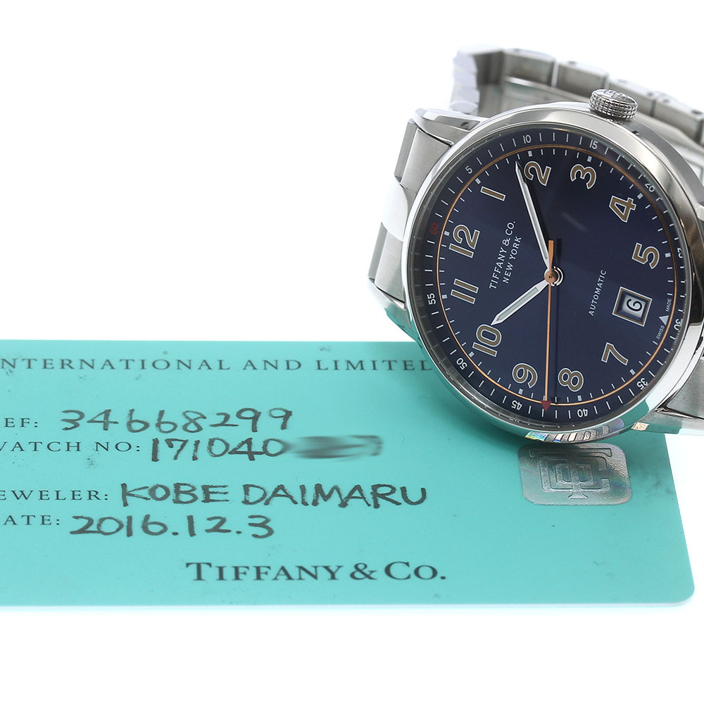 ティファニー TIFFANY&Co. 34668299 CT60 デイト 自動(dòng)巻き メンズ 保証書付き_848963