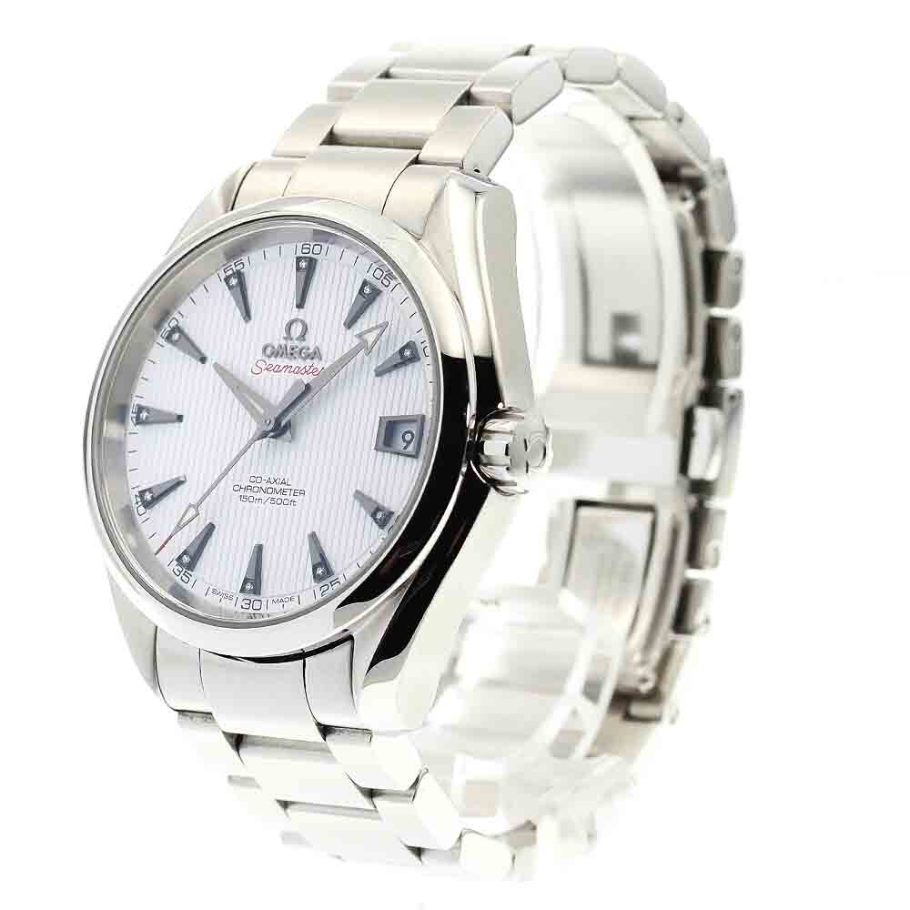 オメガ OMEGA 231.10.39.21.54.001 シーマスター アクアテラ 11Pダイヤ 自動巻き メンズ 良品 _869317