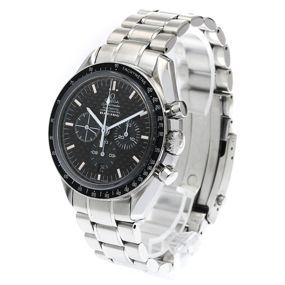!_ Omega OMEGA 3552.59 Speedmaster рейсинг хронограф самозаводящиеся часы мужской хорошая вещь _869097