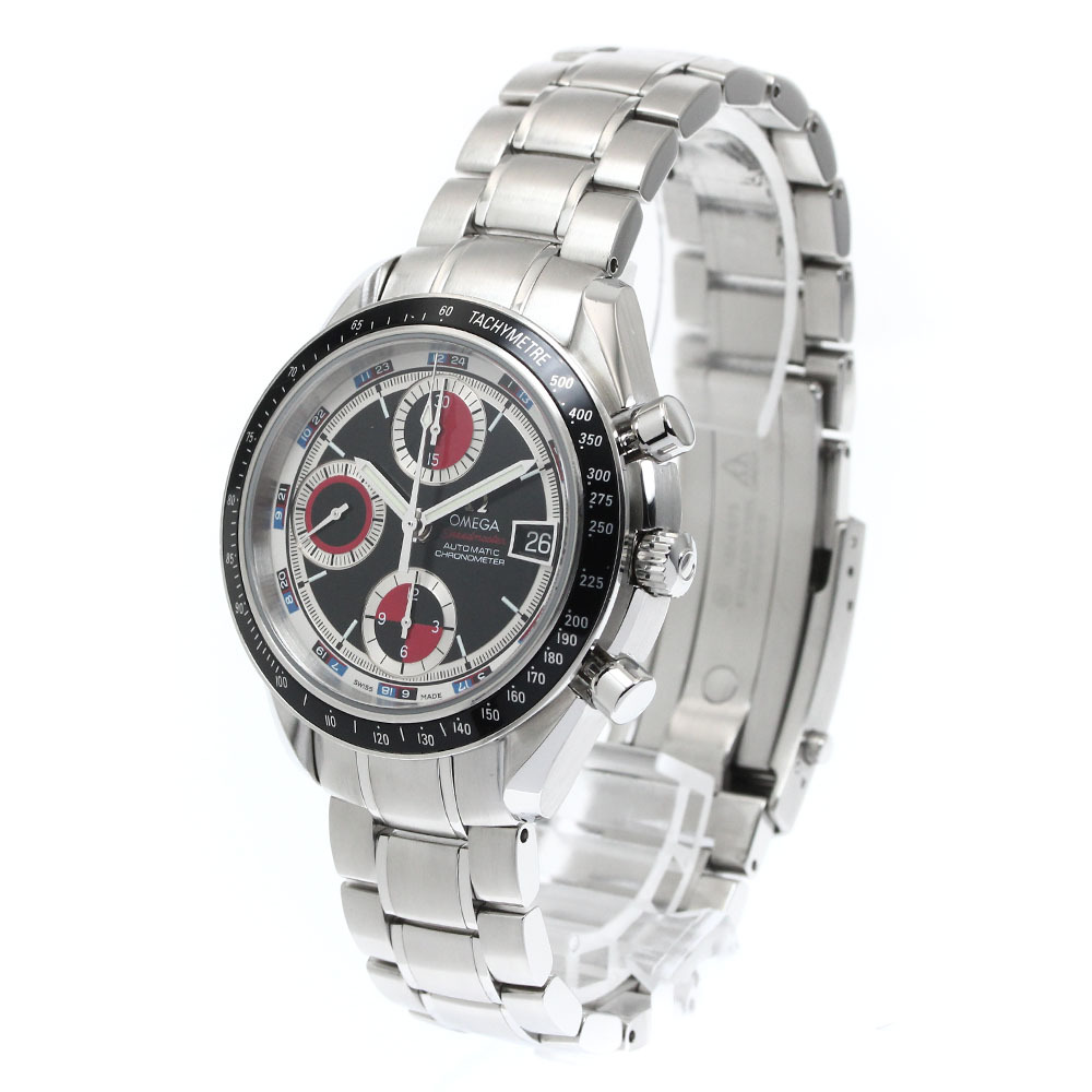 !_ Omega OMEGA 3210.52 Speedmaster Date хронограф самозаводящиеся часы мужской хорошая вещь _874863