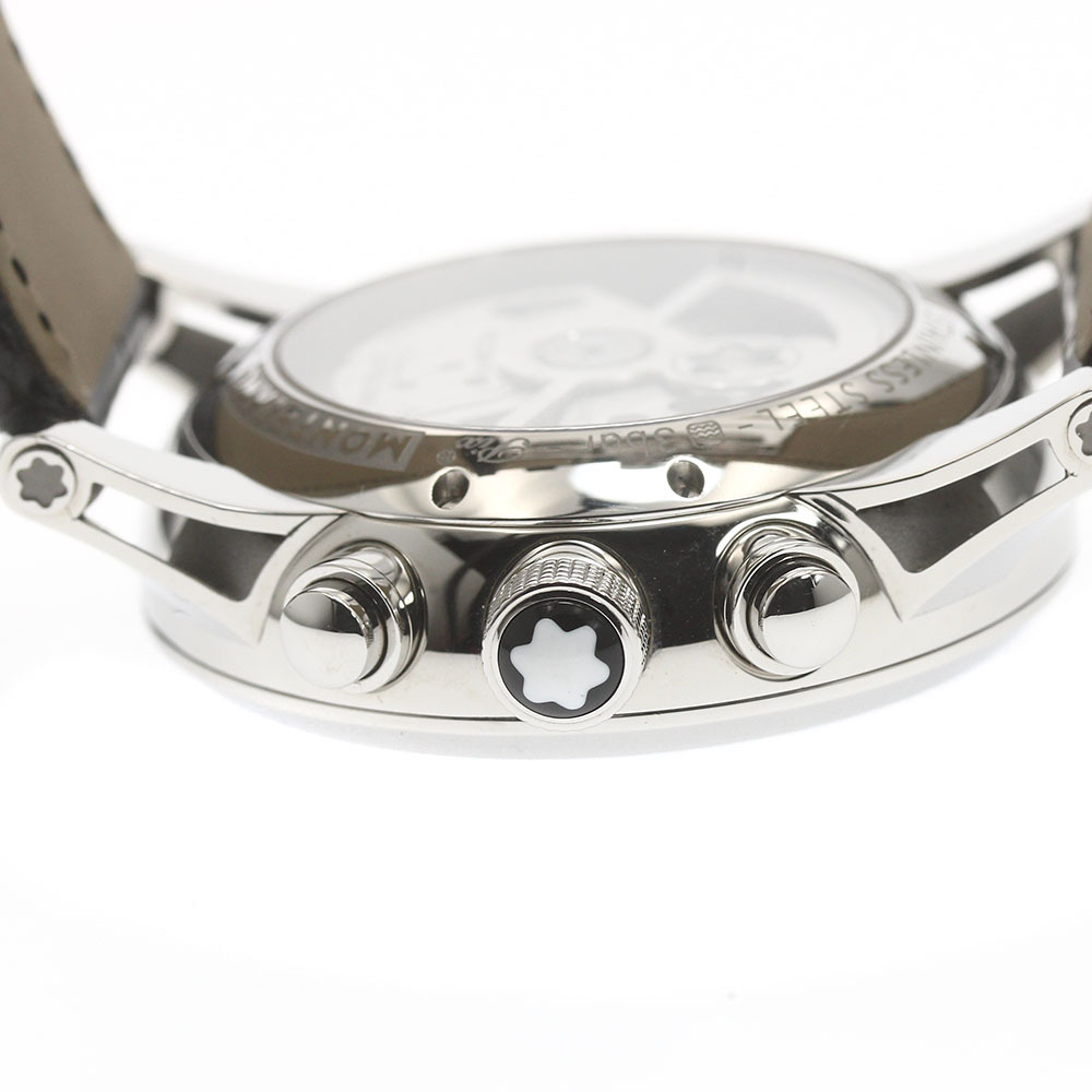  Montblanc MONTBLANC 105077 время War Kaaz in fly хронограф самозаводящиеся часы мужской с гарантией ._875271
