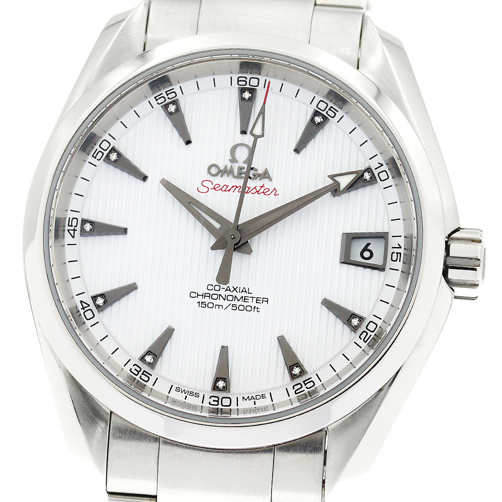 オメガ OMEGA 231.10.39.21.54.001 シーマスター アクアテラ 11Pダイヤ 自動(dòng)巻き メンズ 良品 _877711