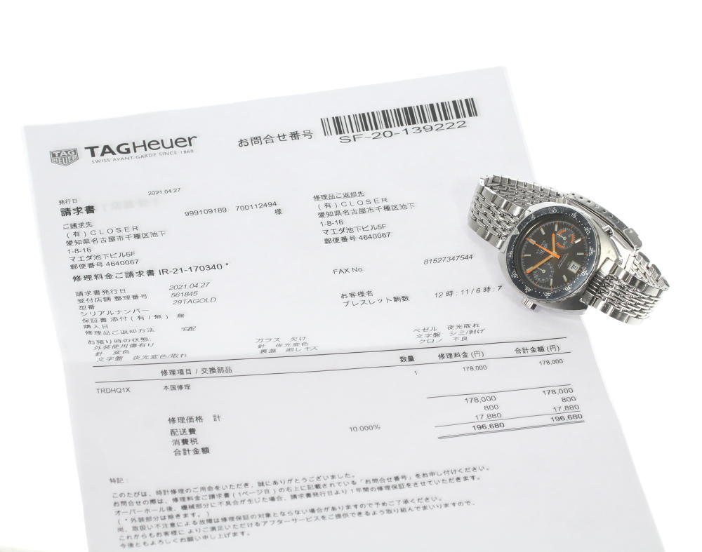  производитель OH завершено *[HEUER] Heuer o-ta vi a orange Boy Date хронограф самозаводящиеся часы мужской 