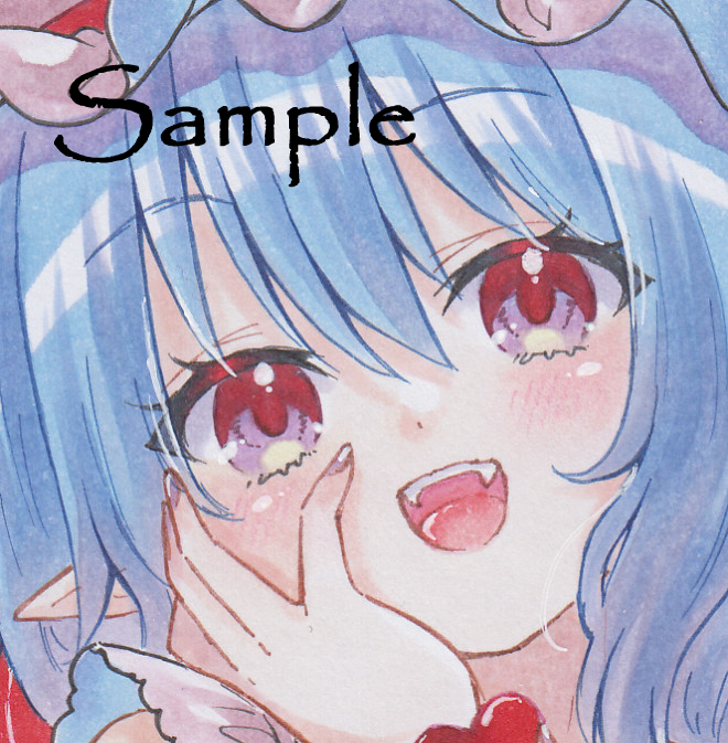 ◇◇同人手描きイラスト原画◇◇【東方Project/東方/レミリア ◇◇同人手描きイラスト原画◇◇【東方Project/東方/レミリア